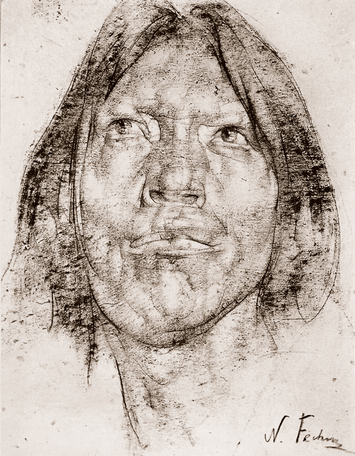  Nicolai Ivanovich Fechin —— 印第安男人